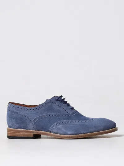 Paul Smith Brogue Shoes  Men Color Gnawed Blue
