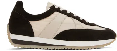Paul Smith Brown & Beige Vignola Suede Trainers In 2 White