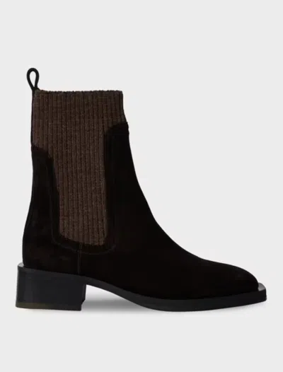 PAUL SMITH BROWN ANKLE BOOTS