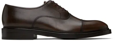 Paul Smith Brown Balthazar Oxfords In 69 Brown