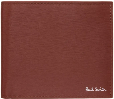 Paul Smith Brown Bifold Wallet In 68 Browns