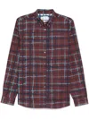 Paul Smith Plaid Check Long-sleeved Shirt In Brown
