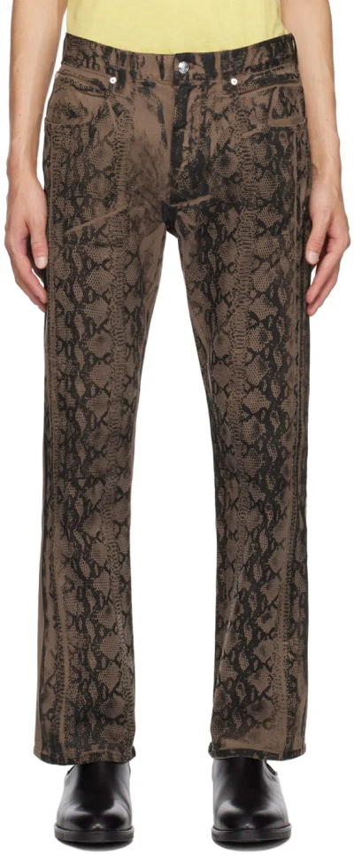 Paul Smith Brown Commission Jeans In 68 Browns