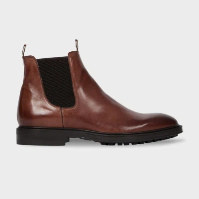 Paul Smith Brown Leather 'sidney' Boots