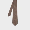 Paul Smith Brown Marl 'polka Dot' Tie In Brown