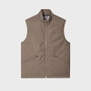 Paul Smith Brown Melange 'storm System' Wool Gilet In Brown