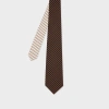Paul Smith Brown Mixed Stripe Tie In Brown
