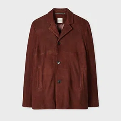 Paul Smith Brown Nubuck Leather Jacket