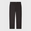 Paul Smith Brown Pinstripe Wool Five-pocket Trousers Red In Burgundy