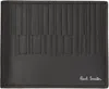 Paul Smith Brown Shadow Stripe Billfold Wallet In 69 Brown