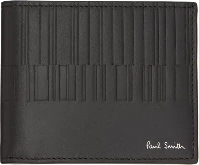 Paul Smith Brown Shadow Stripe Billfold Wallet In 69 Brown