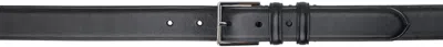 Paul Smith Brown Signature Stripe Keeper Leather Belt In 66 Brown