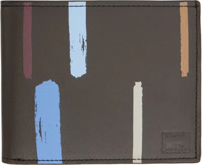 Paul Smith Brown Striped Wallet