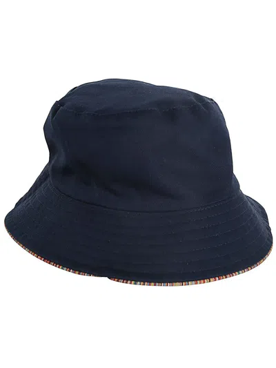 Paul Smith Bucket Hat In Blue