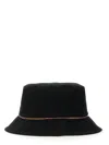 Paul Smith Signature Stripe Hat In Black