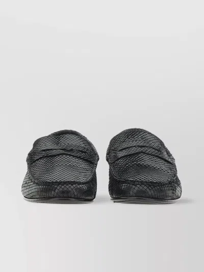 Paul Smith Buffalo Leather Loafers Laser-cut Detailing