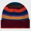 Paul Smith Wool Beanie Khalo In Multi