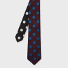 Paul Smith Burgundy Silk Polka Dot Contrast Tie Red In Red