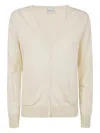 Paul Smith Womens Knitted Cardigan Button In Neutrals