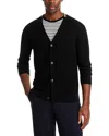 Paul Smith Button Front Cardigan Sweater In Black