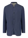 Paul Smith Button Jacket In Blue