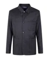 Paul Smith Menswork Overshirt Denim In Gray