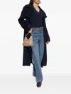 Paul Smith Button Ribbed Top In Blue