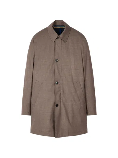 PAUL SMITH BUTTON WOOL COAT