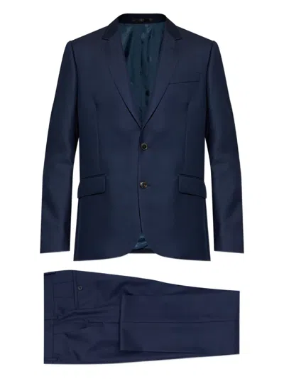 Paul Smith Single Breasted Two-piece Suit In Blue