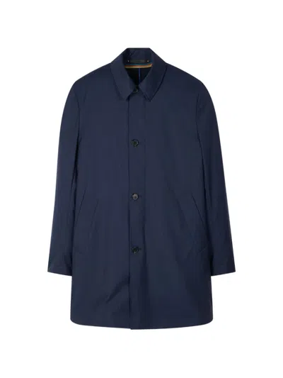 Paul Smith Buttoned Coat In Pattern