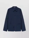Paul Smith Buttoned Cuffs Collared Jacket With Patch Pockets