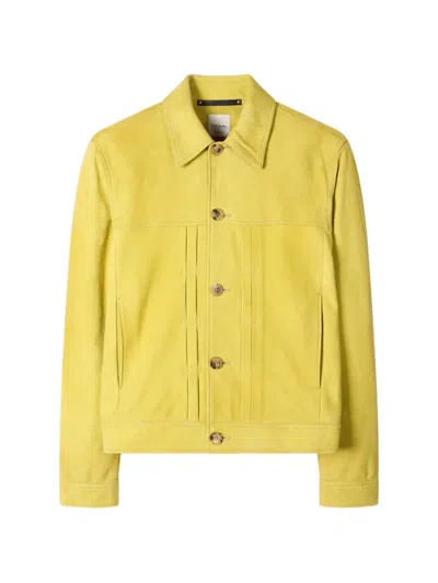 Paul Smith Buttoned Jacket In Yellow