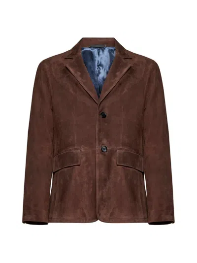 Paul Smith Blazer In Brown