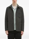 Paul Smith Buttoned Patch-pocket Jacket In Black
