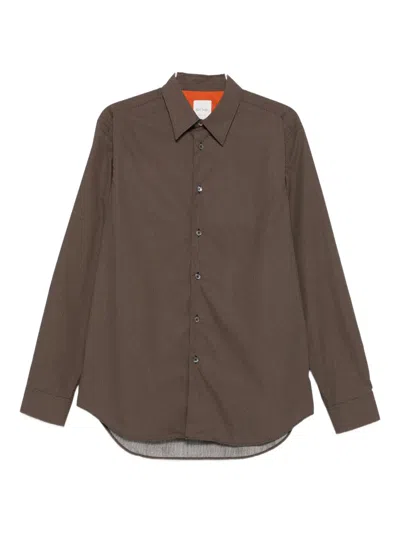 Paul Smith Buttoned Shirt In Brown