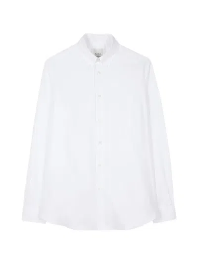 Paul Smith Buttoned Shirt In White