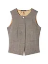 Paul Smith Buttoned Top In Brown