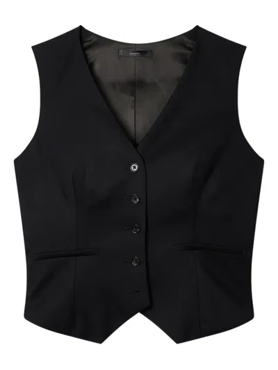 Paul Smith Buttoned Waistcoat In Black
