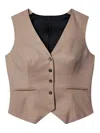 Paul Smith Buttoned Waistcoat In Neutral