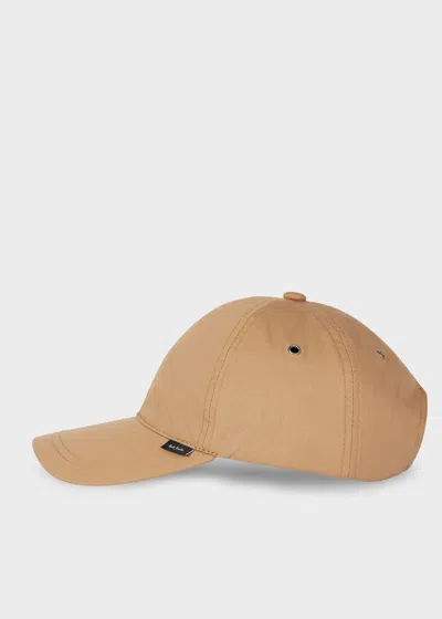 Paul Smith Camel 'signature Stripe' Underbrim Baseball Cap Brown