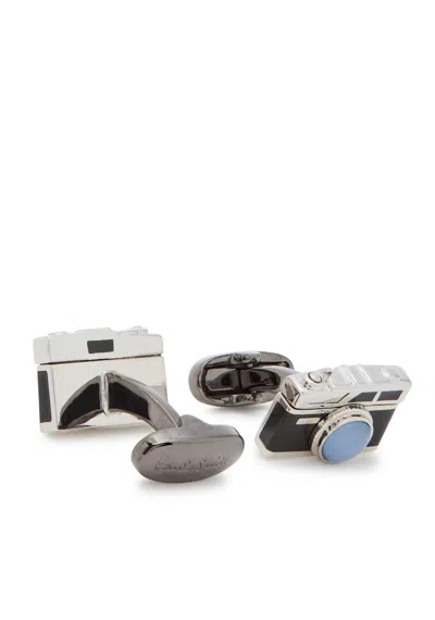 Paul Smith Camera Cufflinks In Silver