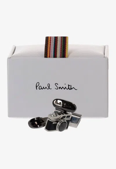 Paul Smith Camera-shape Cufflinks In Multi