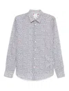 Paul Smith Cotton Long Sleeves Shirt With Floal Pattern