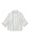 Paul Smith Silk Shirt In Multi
