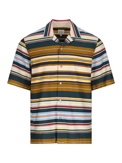 Paul Smith Striped Shirt In Multicolour
