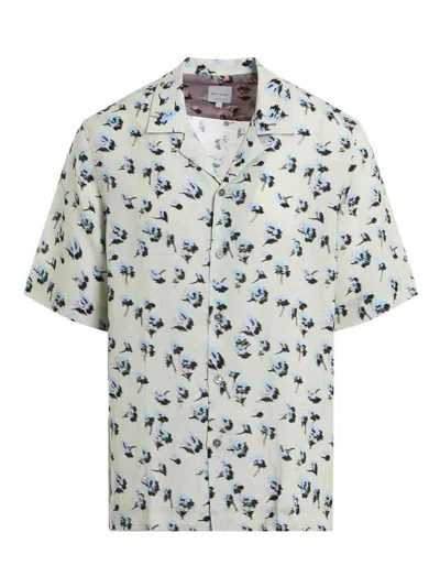 Paul Smith Regular Fit Short Sleeve Shirt In Green