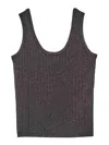 Paul Smith Canottiera Lurex In Black