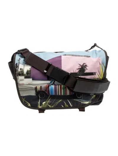 Pre-owned Paul Smith Canvas Messenger Bag In Multi