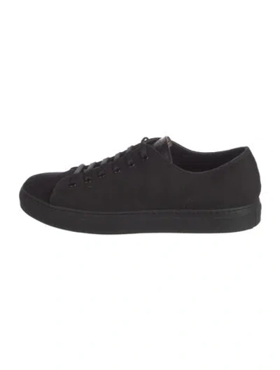 Pre-owned Paul Smith Canvas Sneakers In Black