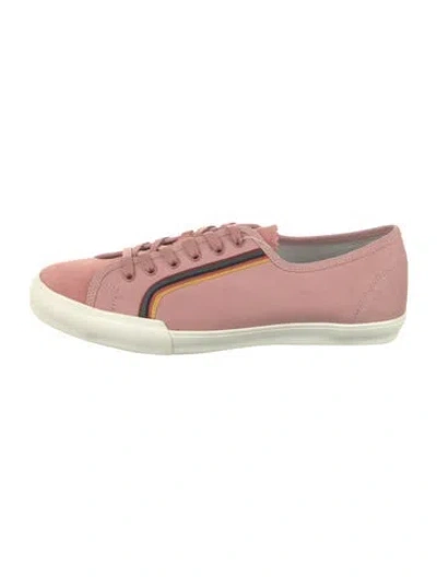 Pre-owned Paul Smith Canvas Sneakers In Pink